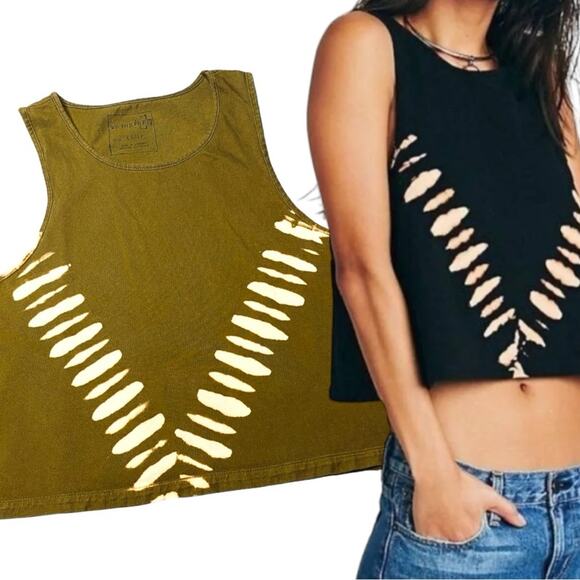 Free People Tops - We The Free People Del Rey Tie Dye Tank Top Women XS Boho Festival Grunge Retro